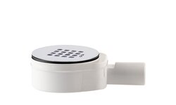 Náhled obrázku: Polysan Vaničkový sifon, průměr 90mm, DN40, nízký, krytka bílá mat - PILDSR209 