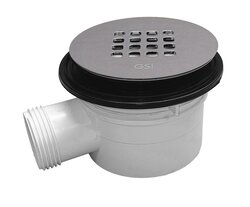 Náhled obrázku: Polysan Vaničkový sifon, průměr 90mm, DN40, nízký, krytka cenere mat - PILDSR217 