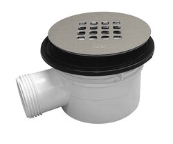 Náhled obrázku: Polysan Vaničkový sifon, průměr 90mm, DN40, nízký, krytka creta mat - PILDSR208 