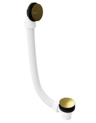 Náhled obrázku: Polysan Vanová souprava bez napouštění, click-clack, délka 1200mm, zátka 72mm, zlato - 71858.90 