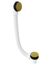 Náhled obrázku: Polysan Vanová souprava bez napouštění, click-clack, délka 1200mm, zátka 72mm, zlato mat - 71858.91 