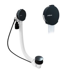 Polysan Vanová souprava s napouštěním, bovden, délka 1000mm, zátka 72mm, gun metal - 71855.60