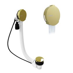 Polysan Vanová souprava s napouštěním, bovden, délka 1000mm, zátka 72mm, zlato - 71855.90