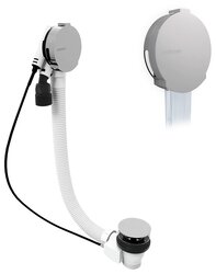 Polysan Vanová souprava s napouštěním, bovden, délka 600mm, zátka 72mm, chrom - 71851