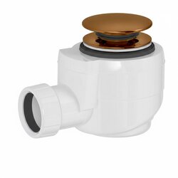 Náhled obrázku: Polysan Vanová výpust click-clack, DN40, měď mat - 71714PG 