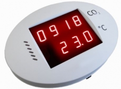 Protronix Čidlo kombinované CO2 + teplota, LCD display, zvukový alarm, IS-CO2-P