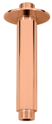 Rav Slezák Držák stropní pro hlavovou sprchu 15 cm zlatá růžová kartáčovaná