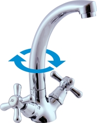 Rav Slezák Morava Kohoutková baterie umyvadlová chrom MK120.0.2