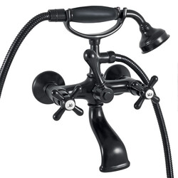 Rav Slezák MORAVA RETRO Vanový set s baterií Černá - matná MK159.5/2CMAT