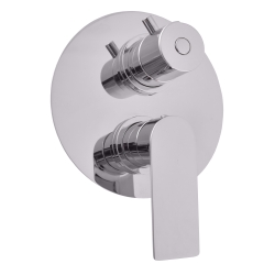 Rav Slezák NIL Podomítková baterie vanová/sprchová 3-cestná chrom - NL187.3