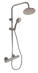 Rav Slezák Sprchový sloup s termostatickou baterií, Metal Grey kartáčovaná TRM82.5/5-61MGK