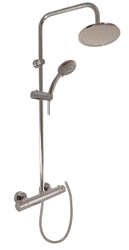 Rav Slezák Sprchový termostatický set s hlavovou a ruční sprchou Metal Grey lesklá TRM82.5/7-61MGL