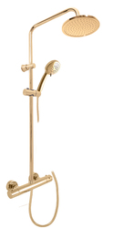 Rav Slezák Sprchový termostatický set s hlavovou a ruční sprchou zlatá lesklá TRM82.5/7-61Z