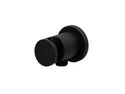 Ravak 706.21BLM Držák sprchy s vývodem vody černá matná