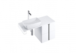 Náhled obrázku: Ravak Deska pod umyvadlo 80x46,5cm Balance 800 bílá 