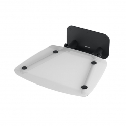 Ravak Sprchové sedátko OVO-B II-CLEAR/BLACK