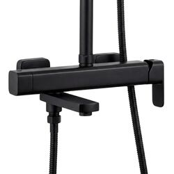 Náhled obrázku:  Sprchový set Rea Arlo černá mat