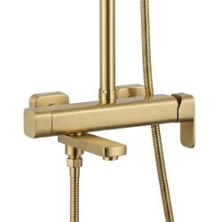 Náhled obrázku:  Sprchový set Rea Arlo kartáčované zlato