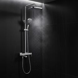 Náhled obrázku:  Sprchový set Rea Arlo kartáčovaný nikl