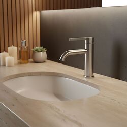 Náhled obrázku:  Umyvadlová baterie REA Foster Nickel Brush Low