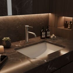 Náhled obrázku:  Umyvadlová baterie REA Foster Nickel Brush Low