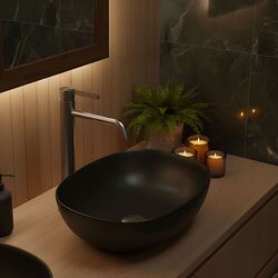 Náhled obrázku:  Umyvadlová baterie vysoká REA Foster Brush Nickel