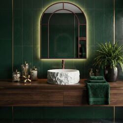 Náhled obrázku:  REA Kulaté umyvadlo na desku 39 cm Alice