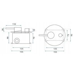 Náhled obrázku:  Podomítková sprchová sada Rea Lungo Grip Gold Brush  + BOX