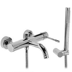 Náhled obrázku: REA Lungo Vanová baterie SET 150mm metalický chrom Vanová baterie SET 150mm REA LUNGO Diamond Chrome
