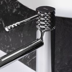 Náhled obrázku:  Rea Lungo Vysoká umyvadlová baterie Diamond Chrom