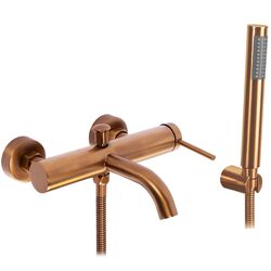 Rea Spot Vanová baterie se sprchou rozteč 150mm kartáčováná měď