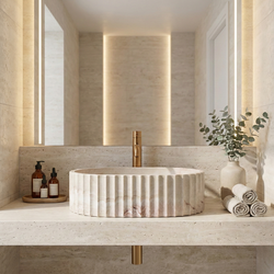 Náhled obrázku:  REA Umyvadlo na desku 49,5x35,5 cm Margaret Gio