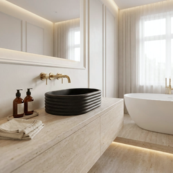 Náhled obrázku:  REA Umyvadlo na desku 50x36 cm Nicoletta Black