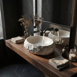 Náhled obrázku:  REA Umyvadlo na desku 50x38 cm Mika Gabro