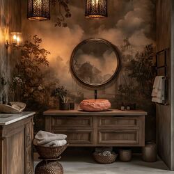 Náhled obrázku:  REA Umyvadlo na desku 50x38 cm Mika Terracotta