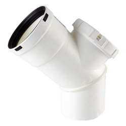 Regulus Koleno 45° s inspekčním otvorem průměr 80 PP - 17385