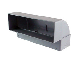 Náhled obrázku: Regulus Oblouk 90° vertikální DN125, 60x200 mm, šedá 