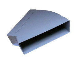 Regulus Oblouk horizontální 45° bez dělicích segmentů plast 60x200 mm, šedá