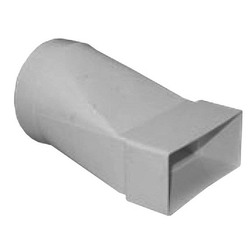 Regulus Přechod čtyřhran/kruh 60x200 mm, šedá