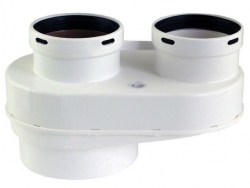 Regulus Rozdělovač průměr 80 PP, připojení 80/125  12110