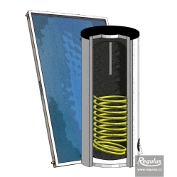 Náhled obrázku: Regulus Solární sestava pro přípravu TV pro 1-2 osoby SOL 160/1 - 20717 
