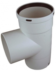 Náhled obrázku: Regulus T kus průměr 60 PP, do komína, MMF 8807 