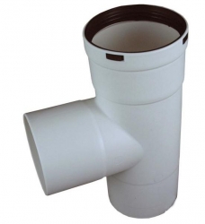 Náhled obrázku: Regulus T kus průměr 80 PP, do komína, MMF  7424 