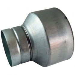 Regulus VZT Redukce pro přechod z kruhového potrubí, kov pozink