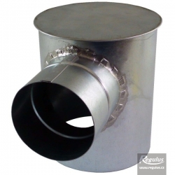 Regulus VZT Redukce rohová 75/125, kov pozink