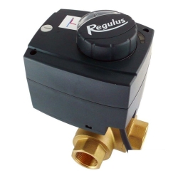 Náhled obrázku: Regulus Zónový ventil kulový třícestný s pohonem VZK S 320 T 3/4F - 19840 