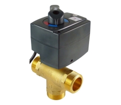 Náhled obrázku: Regulus Zónový ventil kulový třícestný s pohonem VZU R 320 60 5/4M - 19989 