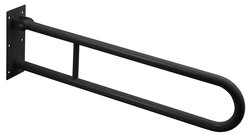 Náhled obrázku: Ridder HANDICAP Koupelnové madlo sklopné 600mm, černá mat - XH516B 