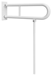 Ridder HANDICAP Koupelnové madlo sklopné s opěrnou nohou 600mm, bílá - XH521W