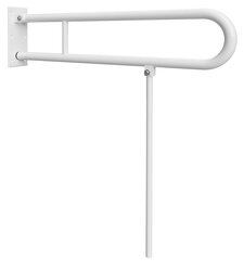 Ridder HANDICAP Koupelnové madlo sklopné s opěrnou nohou 813mm, bílá - XH523W